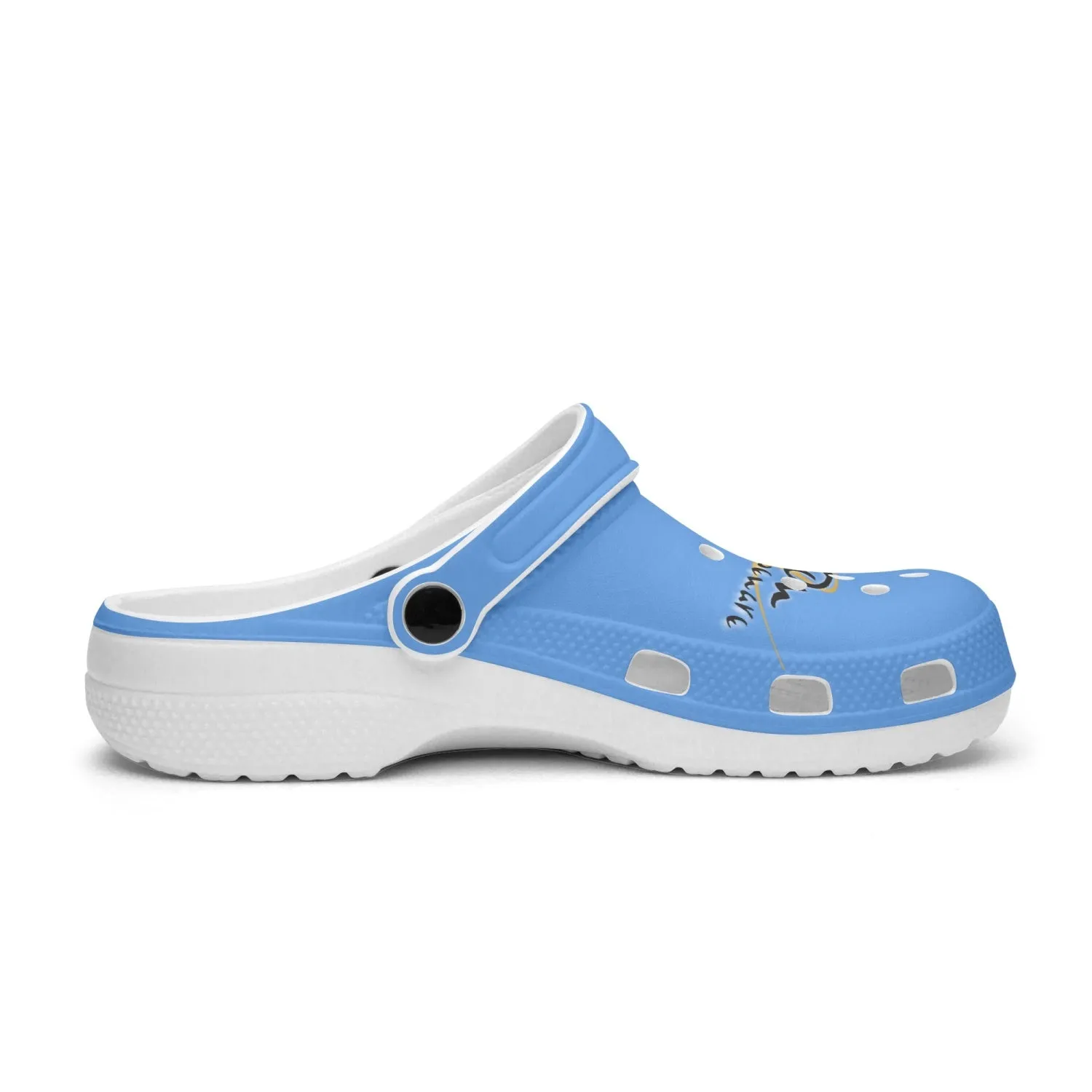 413.Light Blue Clogs