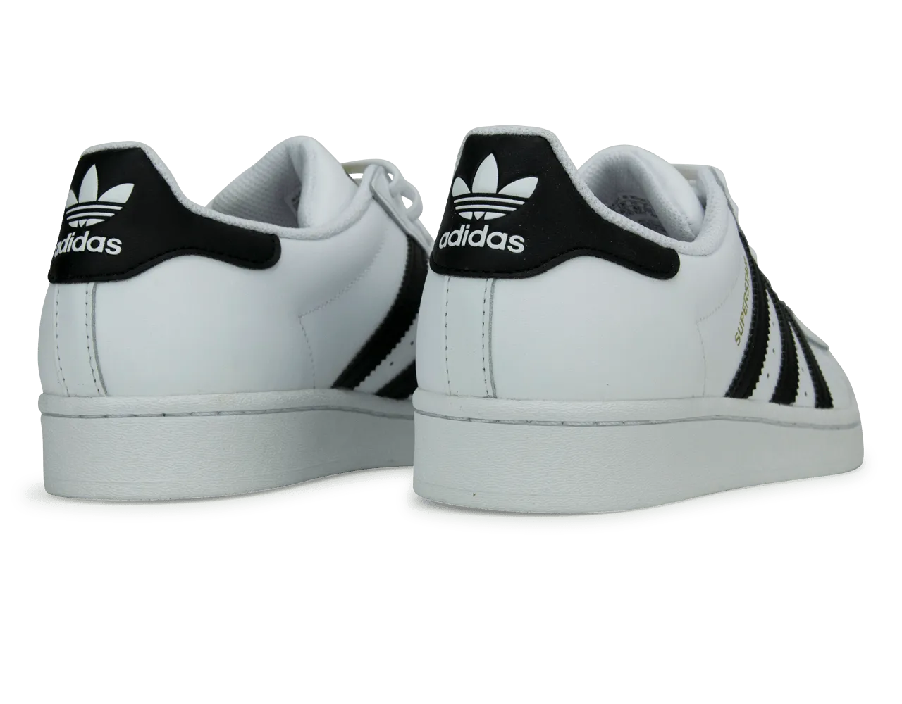 adidas Kids Superstar Shoes Black/White