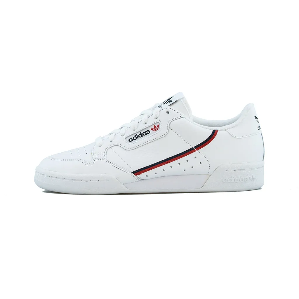 adidas Originals - Continental 80 (FTWR White/Scarlet/Collegiate Navy)