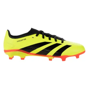 adidas Predator League Low FG Junior Firm Ground Soccer Cleat - Solar Yellow/Black/Solar Red