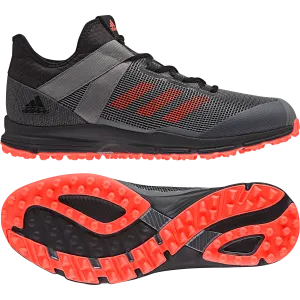 Adidas Zone Dox 1.9S 2019 Speed Black/Red/Grey Hockey Shoes