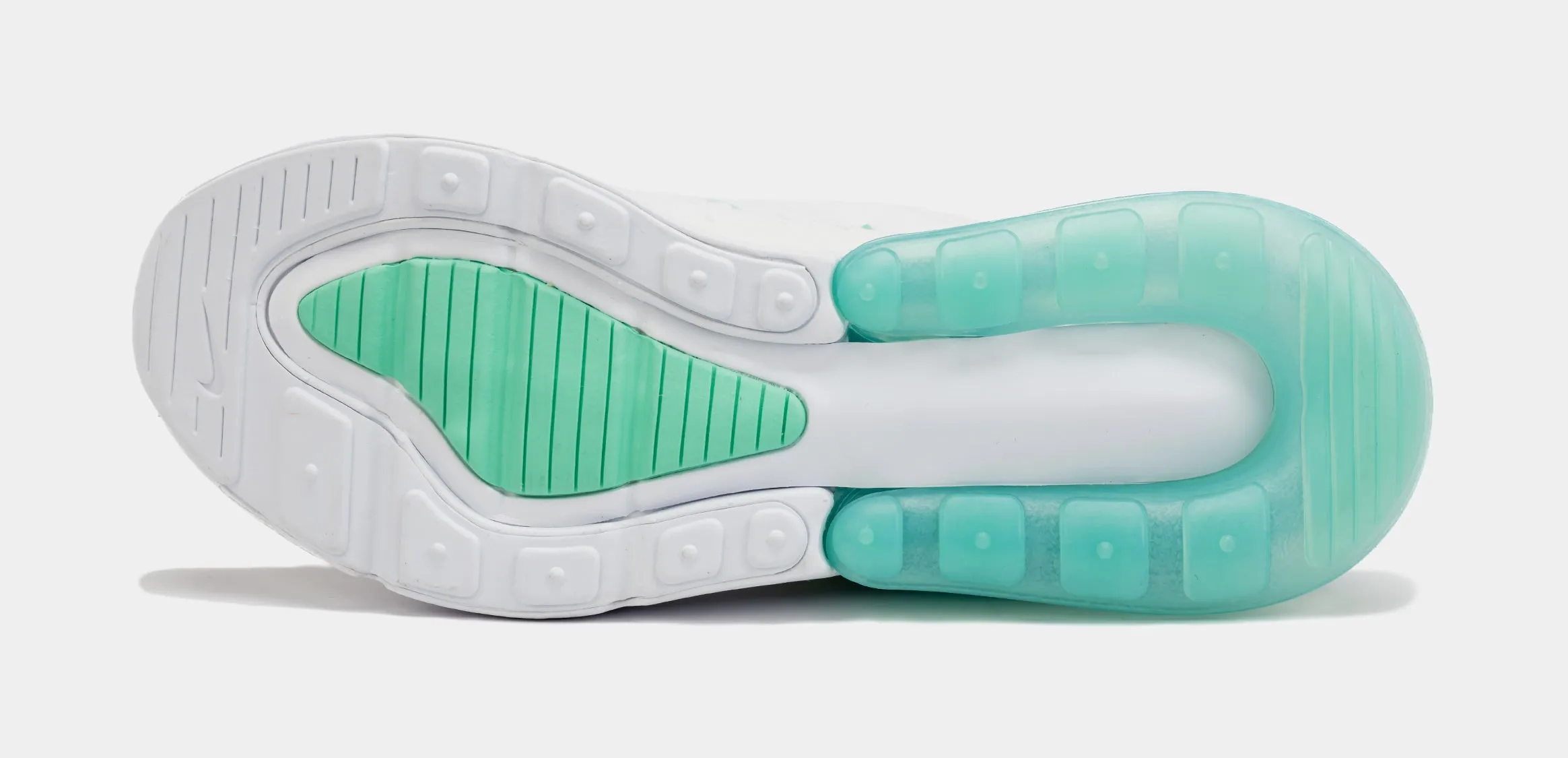 Air Max 270 Grade School Lifestyle Shoes (Summit White/Jade Ice)