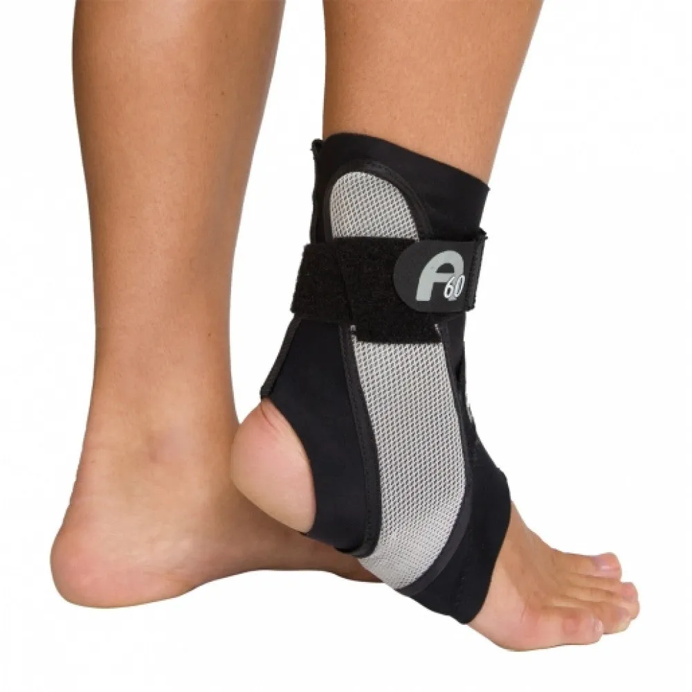 Aircast A60 Ankle Support Medium Strap 1 Each, Black/Grey