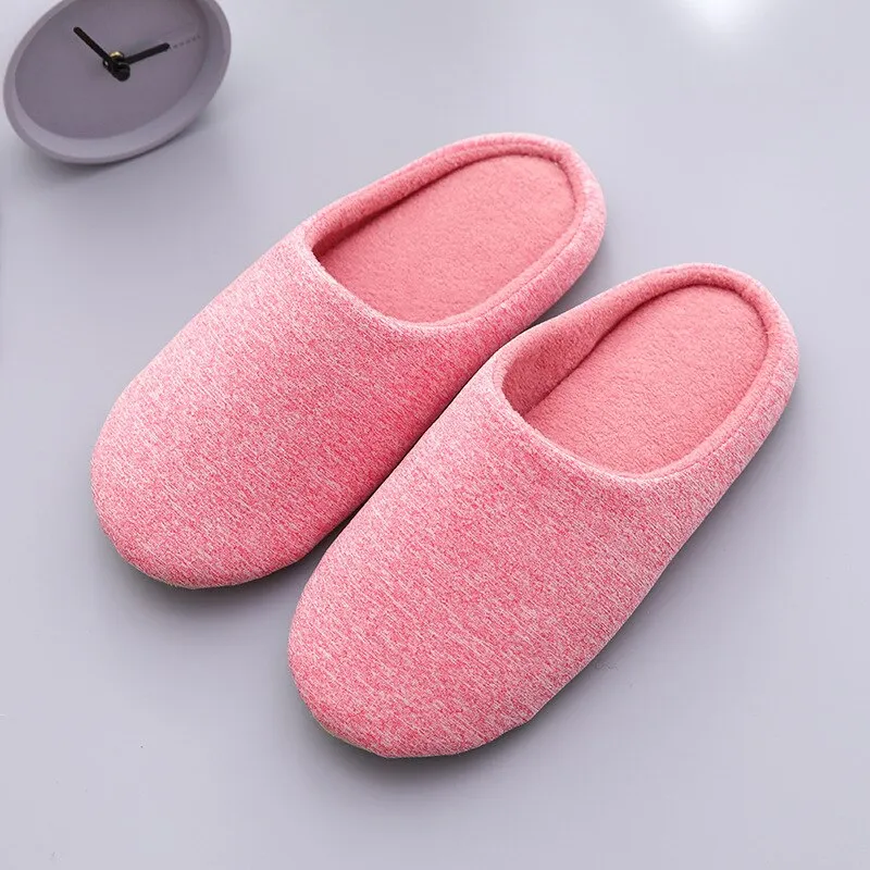 Amozae-  Slippers Ladies Home Suede Slippers Non-Slip Wooden Floor Indoor Slippers Soft Bottom Warm Japanese Slippers Pantuflas