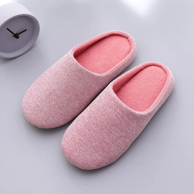 Amozae-  Slippers Ladies Home Suede Slippers Non-Slip Wooden Floor Indoor Slippers Soft Bottom Warm Japanese Slippers Pantuflas