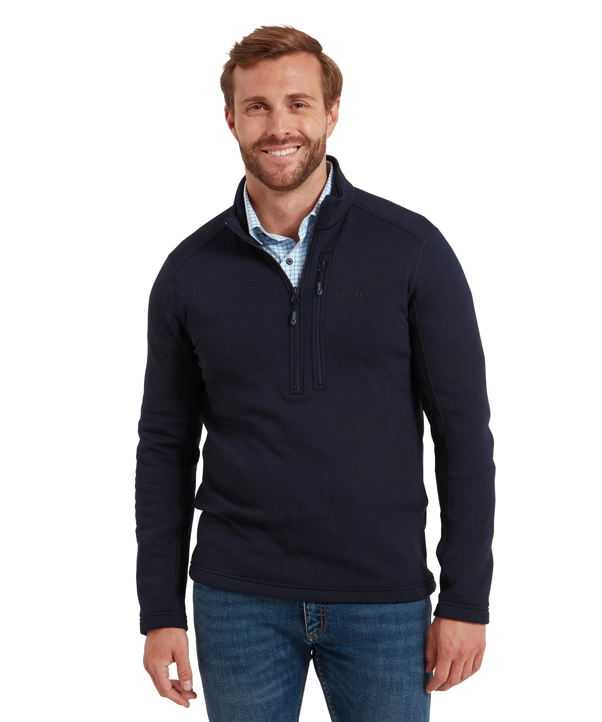 Annan II Technical Quarter Zip - Navy