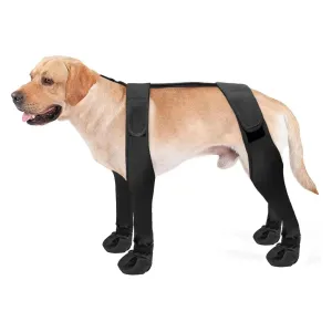 AnniePaw Large Dog Boots - Waterproof All-Season Claw Protectors