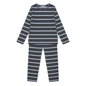 Antebies Bold Stripe Rib Pyjama Anthracite