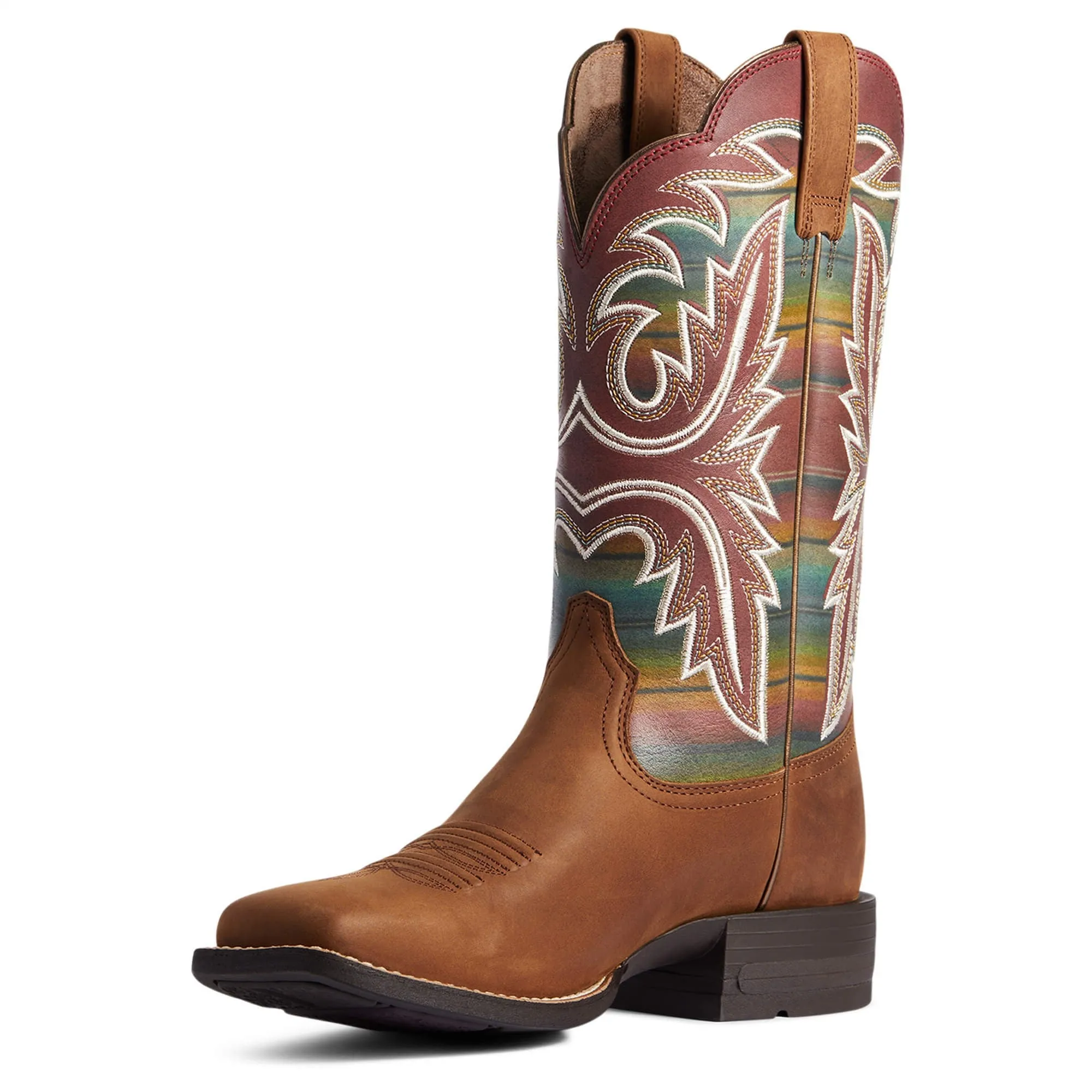 Ariat Ladies Lonestar Ridge Tan & Old Muted Serape Boots 10038329