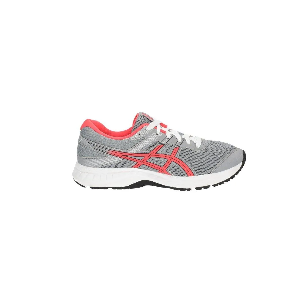 Asics Gelcontend 6 Running Sport Shoes Fabric Grey Colour For Women