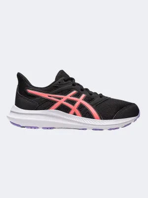 Asics Jolt 4 Gs-Girls Running Shoes Black/Papaya