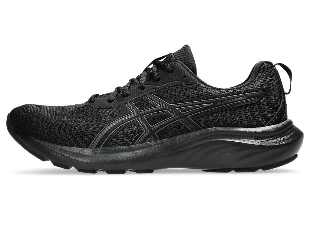 ASICS MEN'S GEL CONTEND 9 TRIPLE BLACK RUNNING SHOES