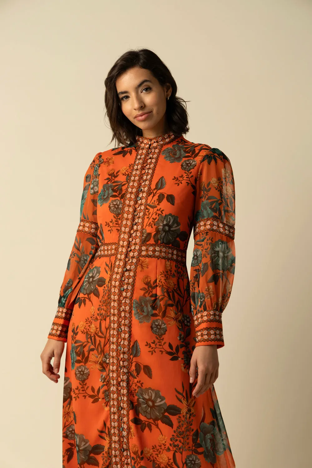 Aspen Orange Dress