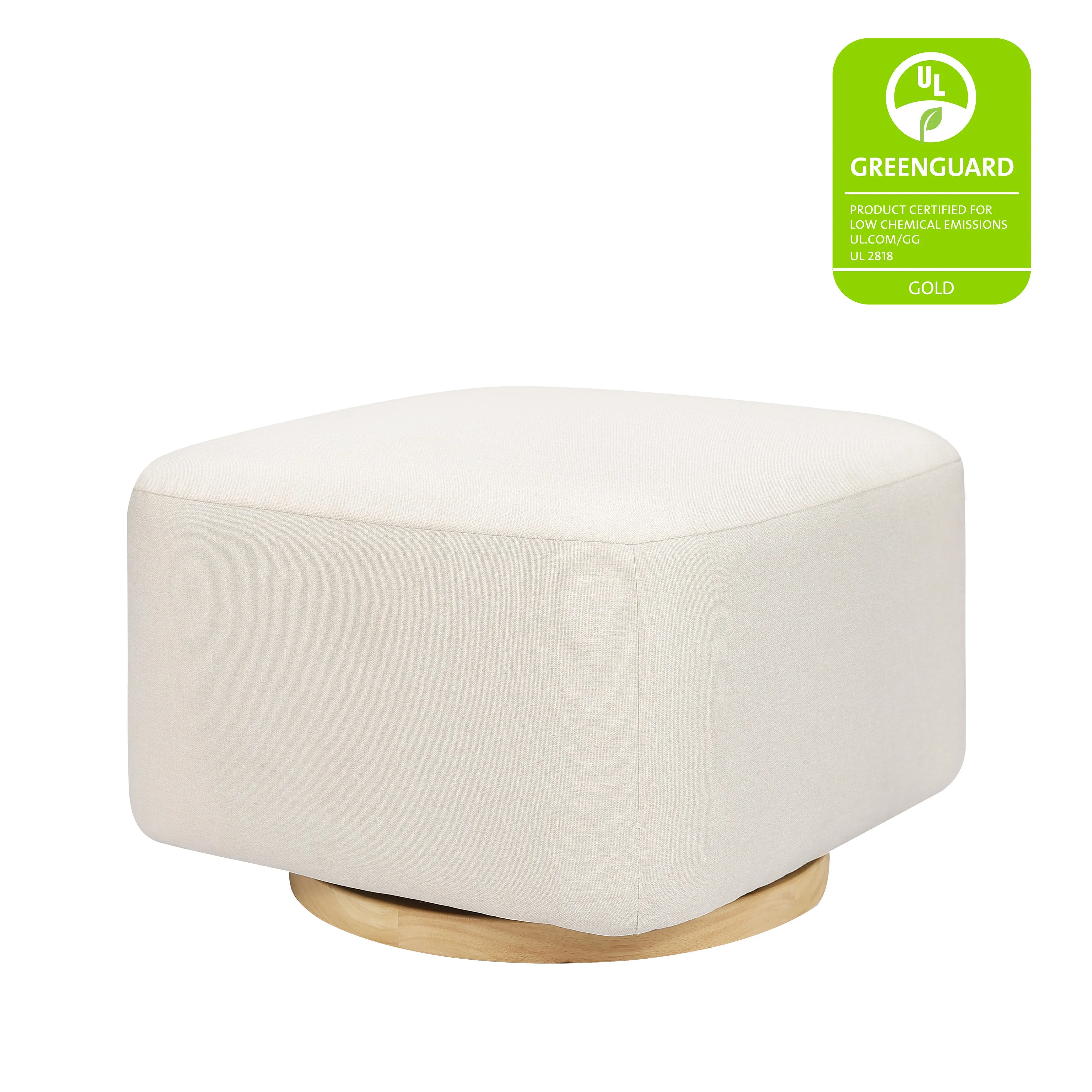 Babyletto Kiwi Gliding Ottoman | Eco-Performance Fabric