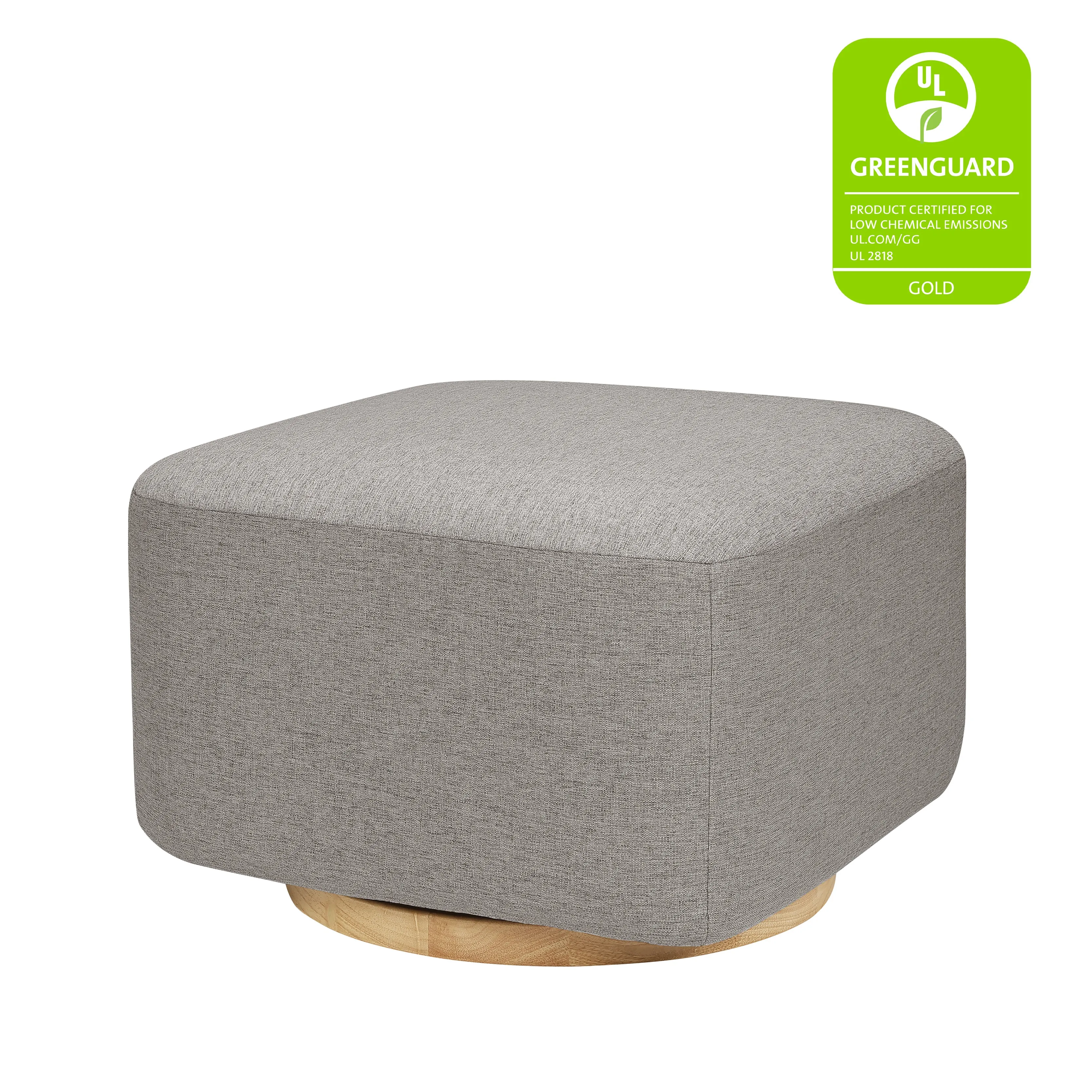 Babyletto Kiwi Gliding Ottoman | Eco-Performance Fabric