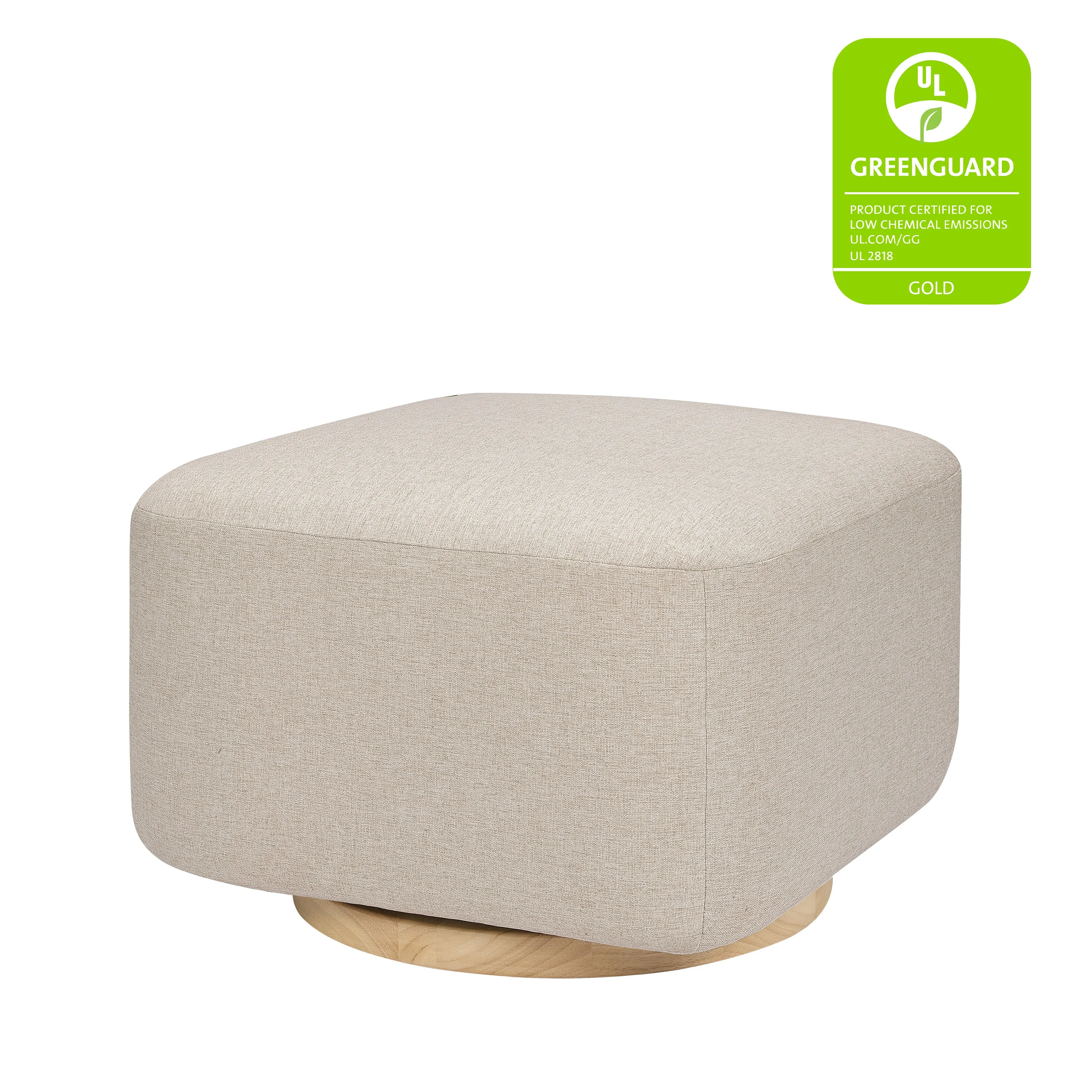 Babyletto Kiwi Gliding Ottoman | Eco-Performance Fabric