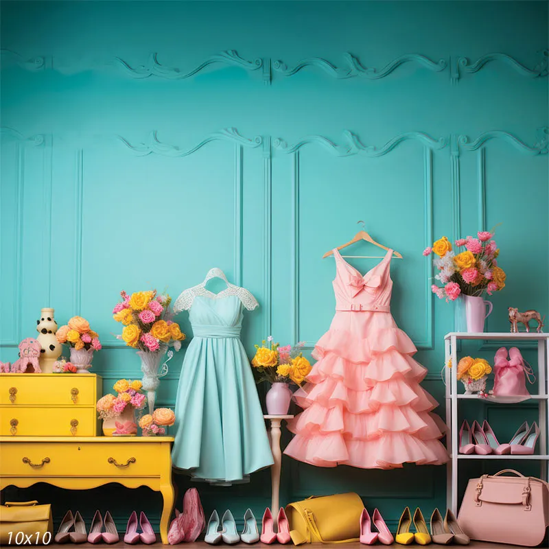 Barbie's Fashion Dream Closet Photography Backdrop