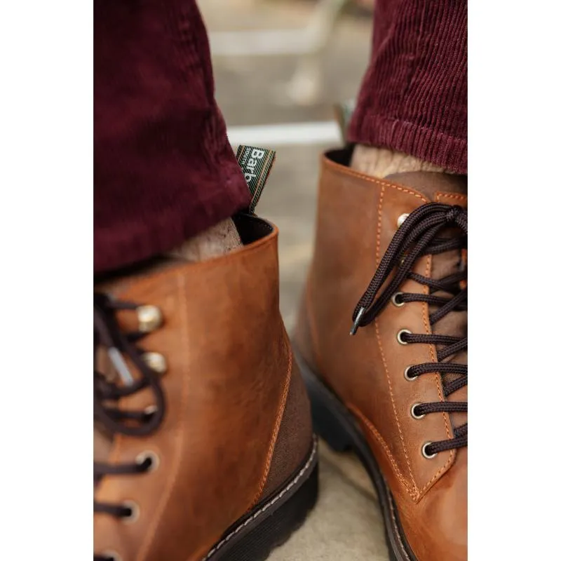 Barbour Harvey Mens Derby Boot - Teak