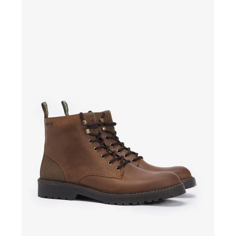 Barbour Harvey Mens Derby Boot - Teak