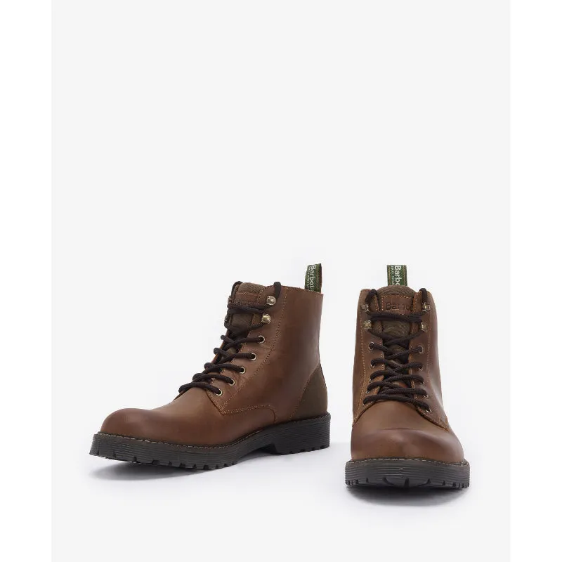 Barbour Harvey Mens Derby Boot - Teak