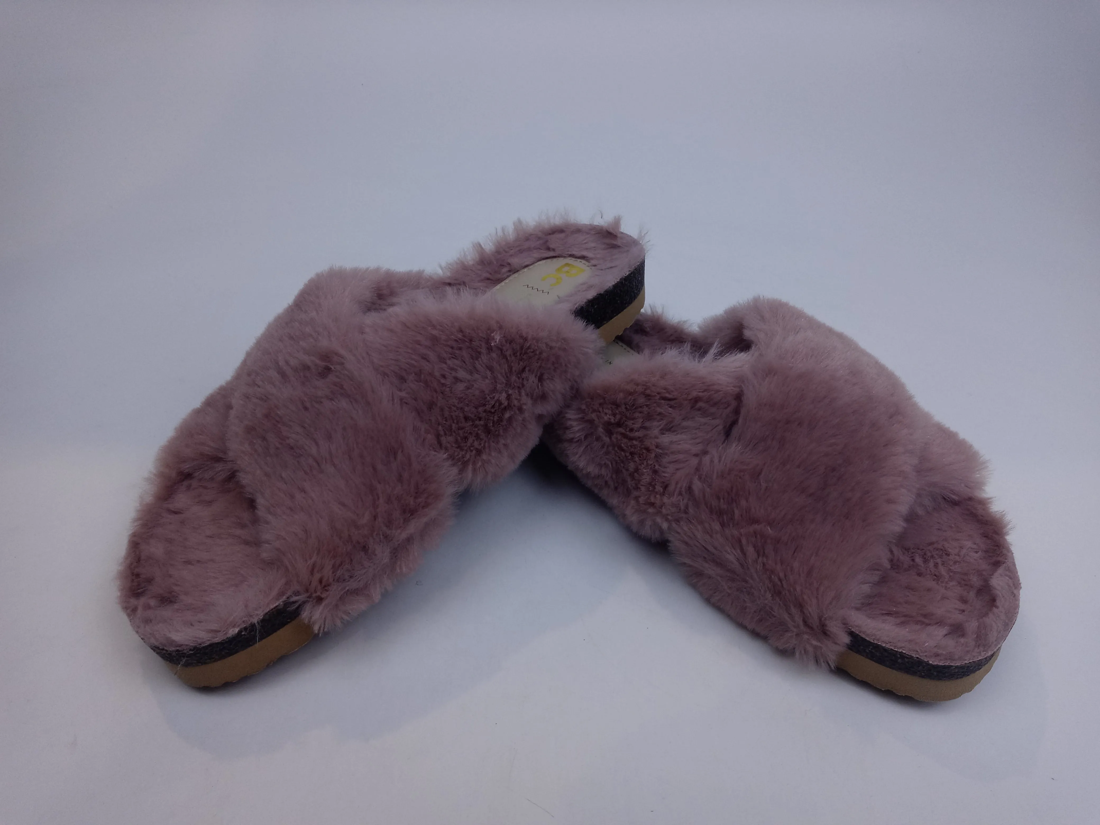 Bc Footwear Women Slipper Blush 7 Medium Pair of Shoes