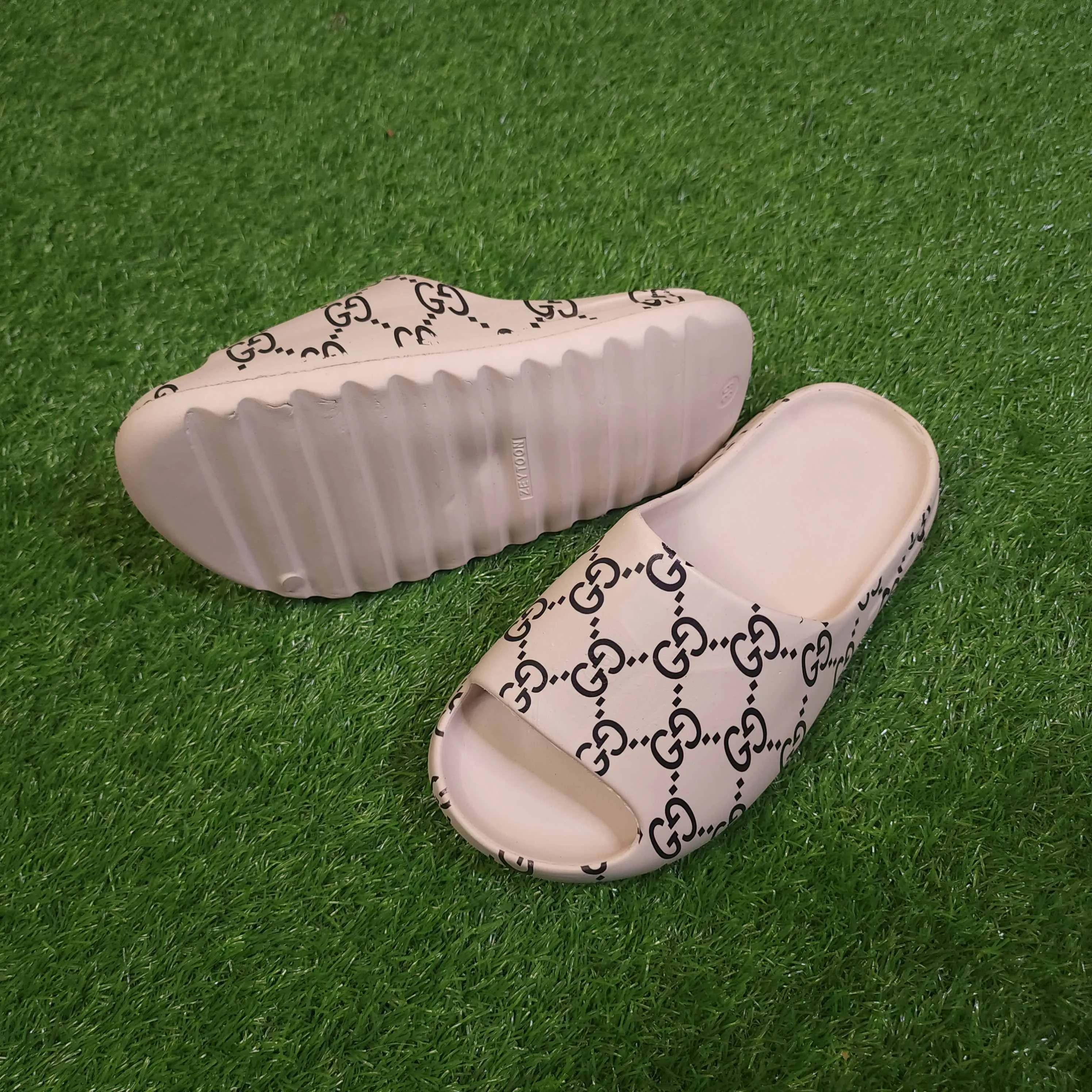 Beige Comfy Slippers