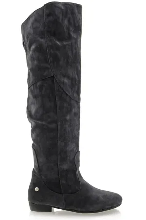 BLINK LANIE Dark Grey Thigh Boots