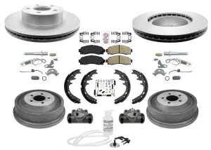 Brake Disc Rotors & Pads Drums Shoes For Ford Sport Trac 2001-2002 4 Wheel Drive