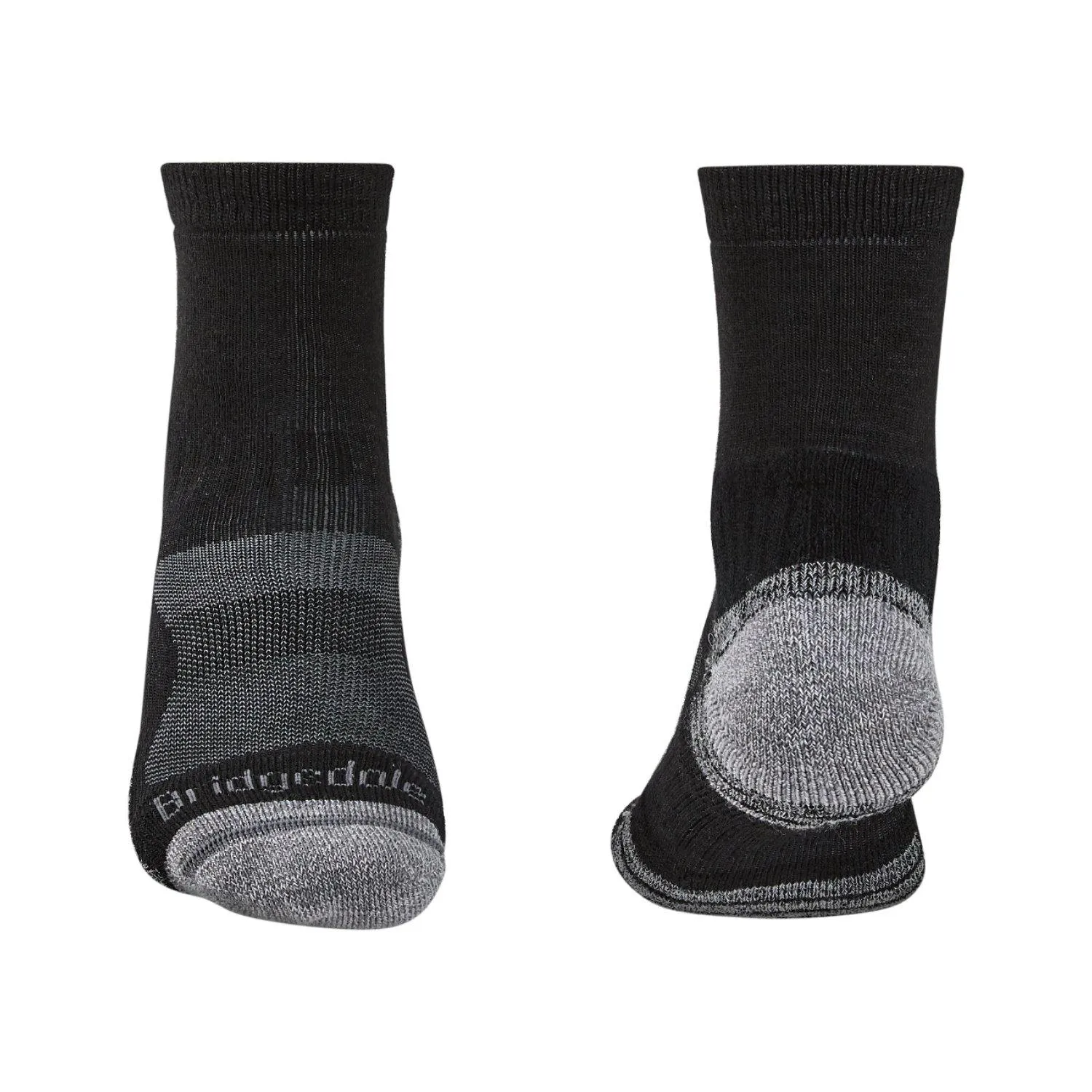 Bridgedale MERINO HIKE Mini-Crew Socks (Lightweight Black)