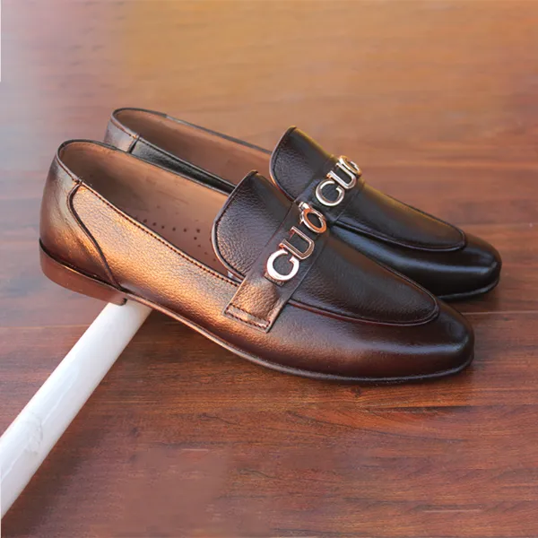 Brown Moccasion Formal Shoes for men