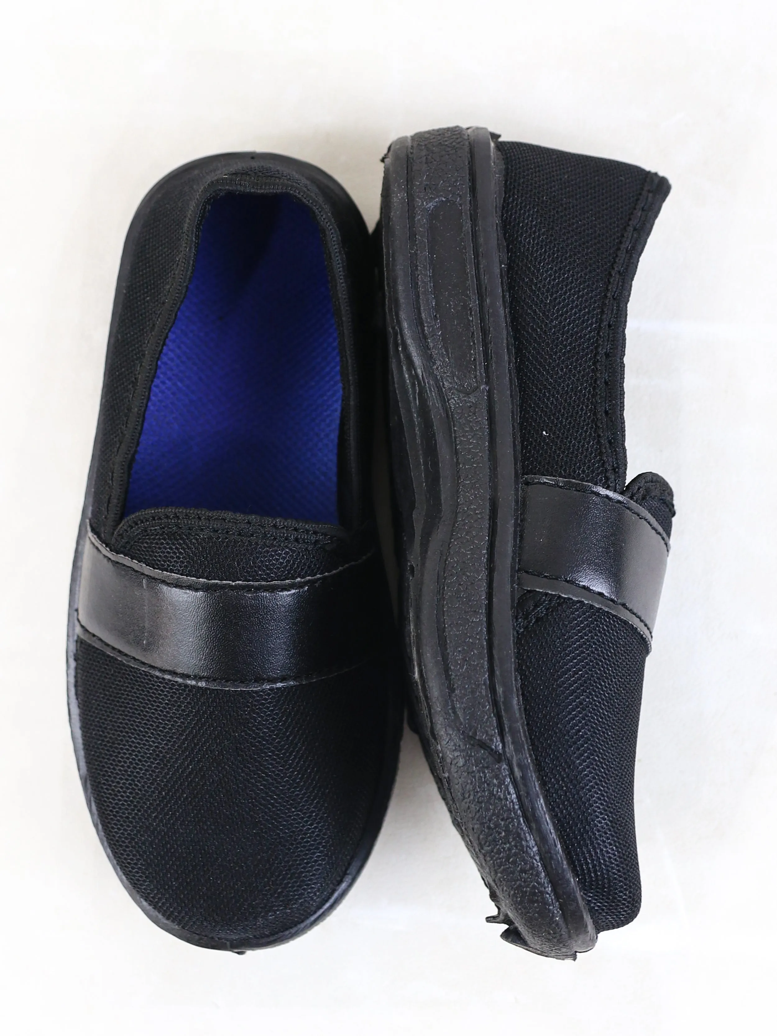 BS55 Boys Slip-On Shoes 5Yrs - 17Yrs Black