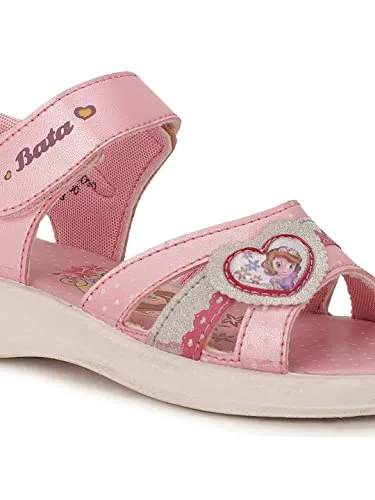 Bubblegummers Castle Princess Girl sandal In Red