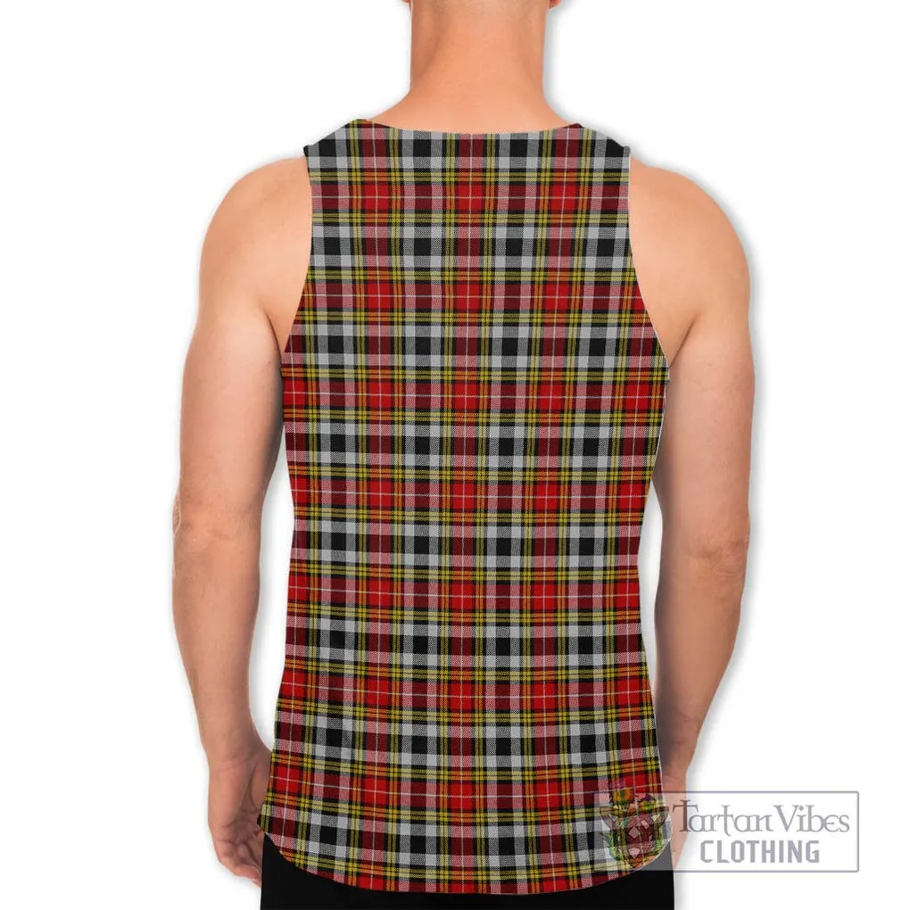 Buchanan Old Dress Tartan Men's Tank Top with Family Crest DNA In Me Style