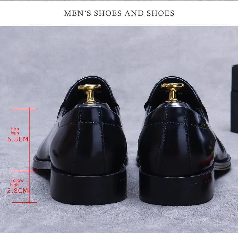 Business Formal Wear Shoes Cowhide Men's Office Shoes