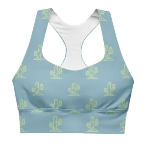 Cactus Cutie Longline sports bra