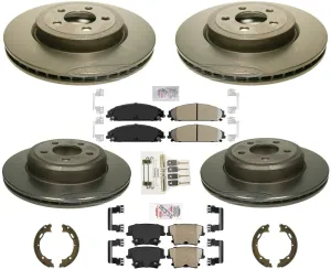 Carbon Disc Rotors & Pads For Chrysler 300 ALL WHEEL DRIVE 2005-2017 W/ 345MM