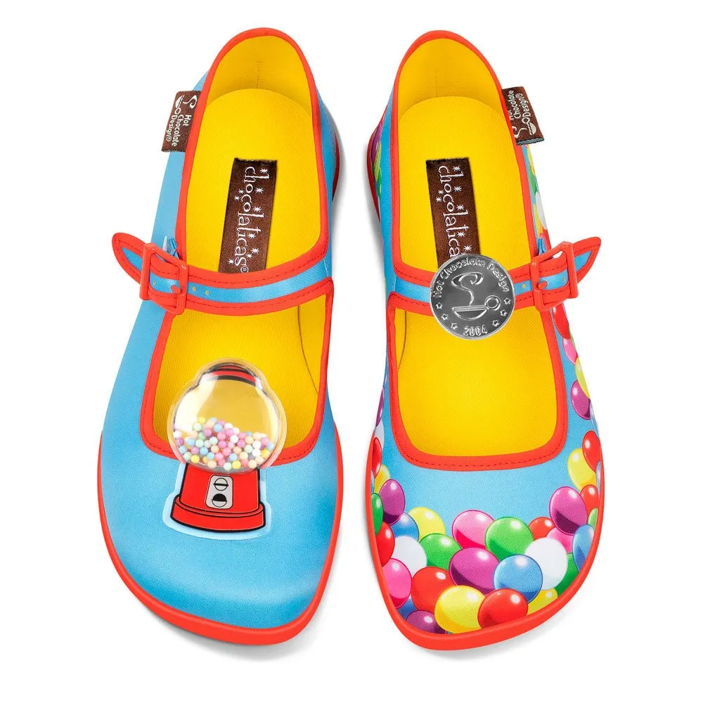 Chocolaticas® GUM BALL Women's Mary Jane Flat