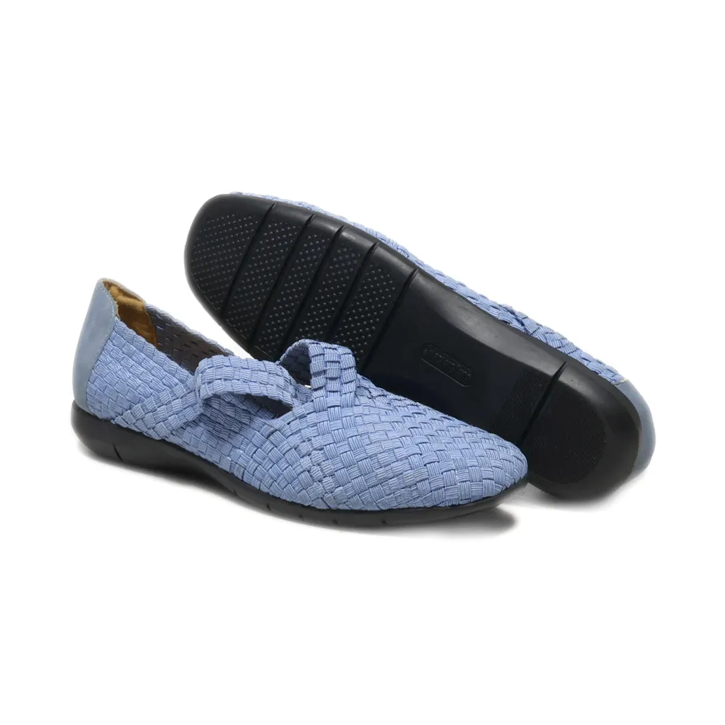 Comfortview Ballerinas Leather Blue Colour For Women