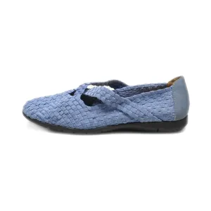 Comfortview Ballerinas Leather Blue Colour For Women