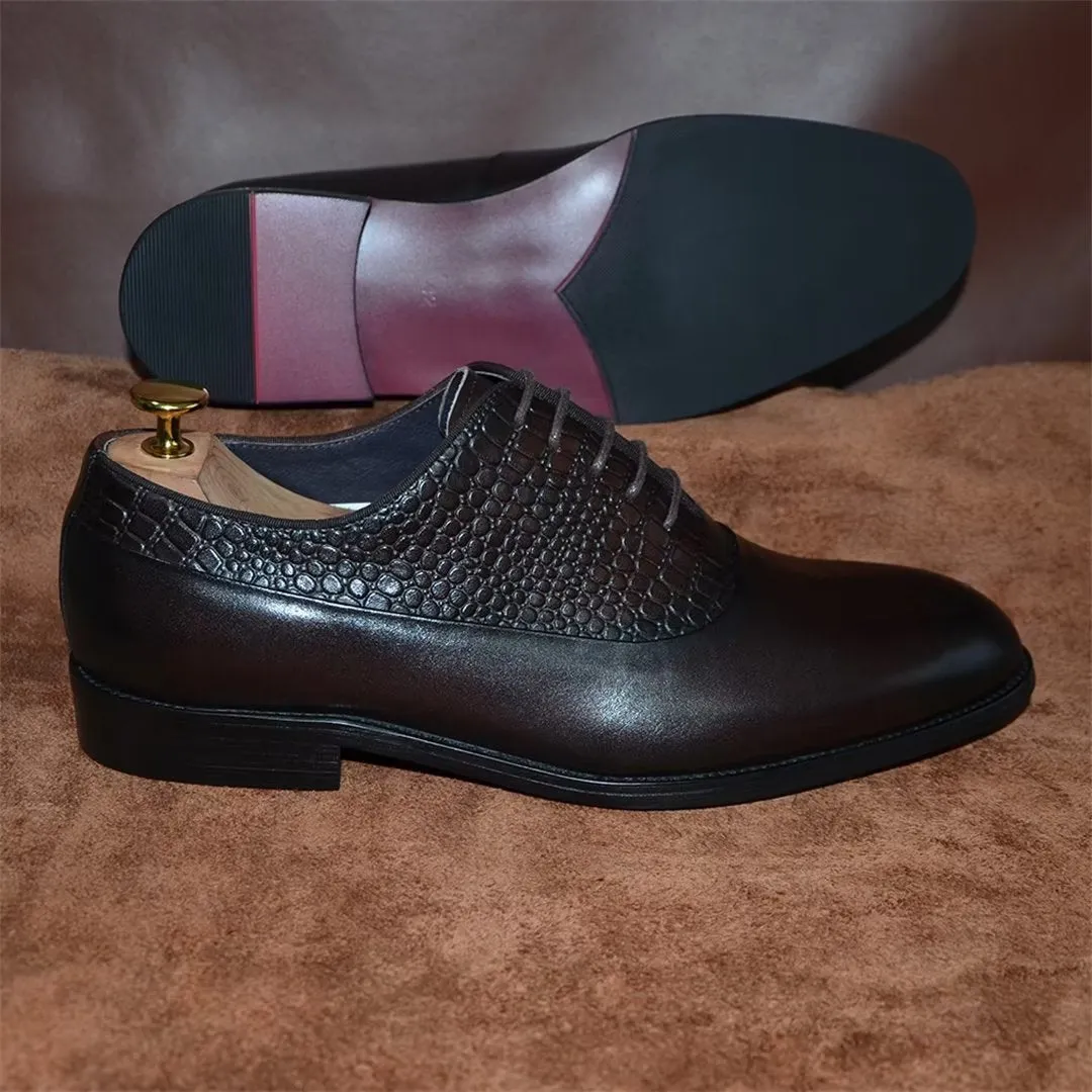 Contemporary Charm Lace-Up Dress Shoes