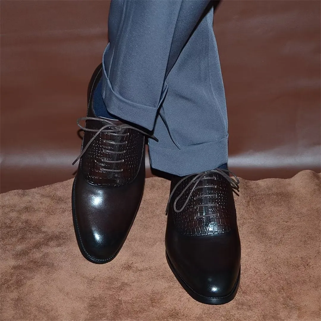 Contemporary Charm Lace-Up Dress Shoes