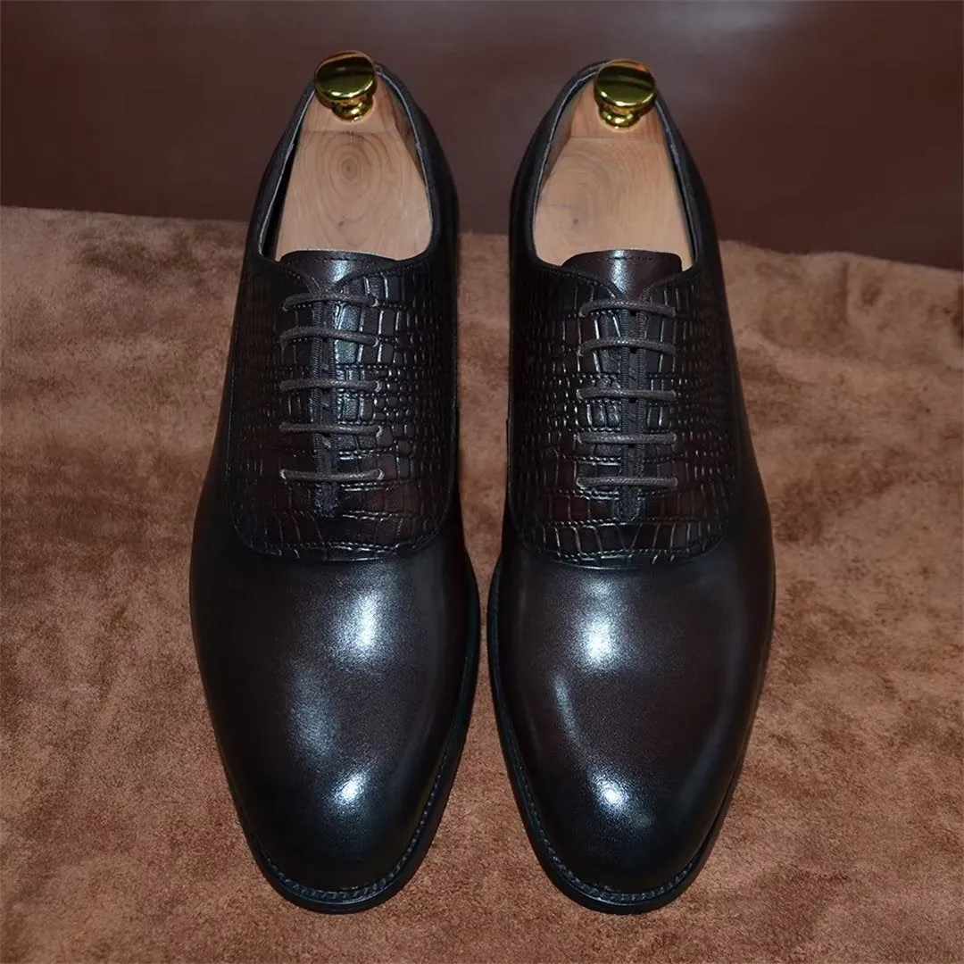 Contemporary Charm Lace-Up Dress Shoes