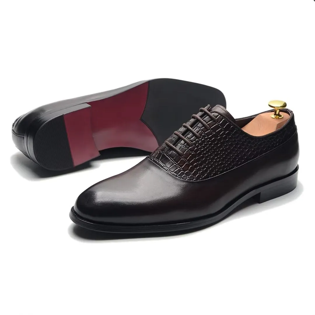 Contemporary Charm Lace-Up Dress Shoes