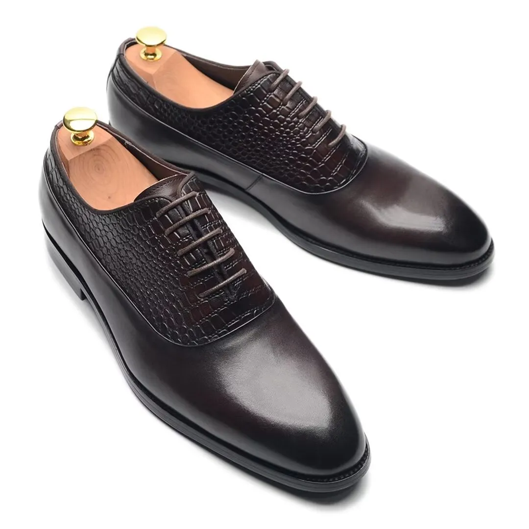 Contemporary Charm Lace-Up Dress Shoes