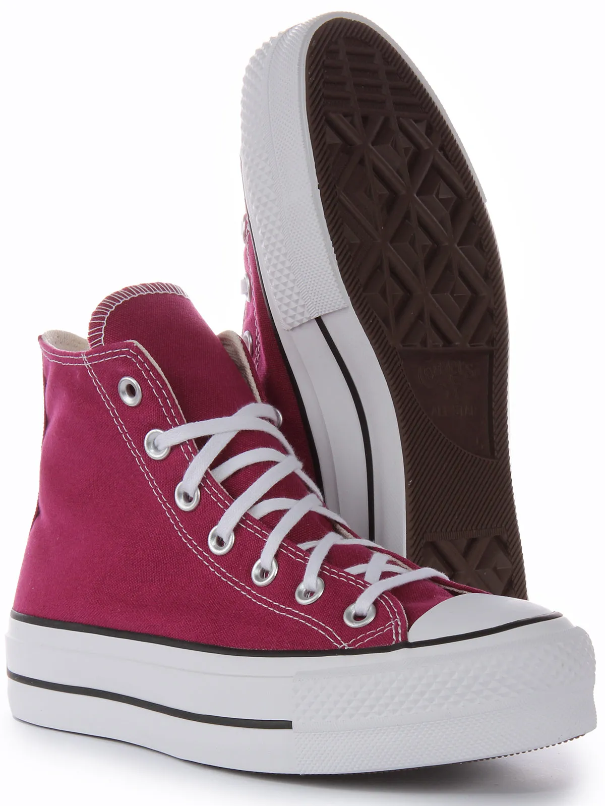 Converse All Star Lift A05471C In Maroon For Women