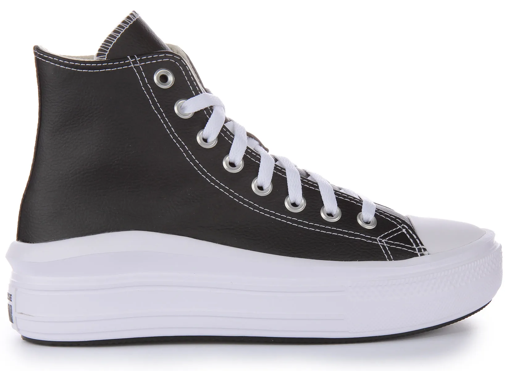 Converse All Star Move A04294C In Black White Leather