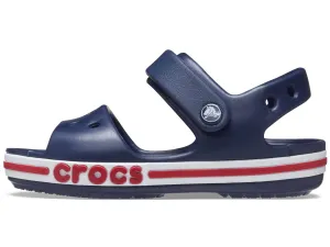 crocs unisex-child Bayaband Sandal NAVY/PEPPER Sandal - 2.5-3 Years, 7 Kids UK, 14 cms (C7) (205400-4CC)