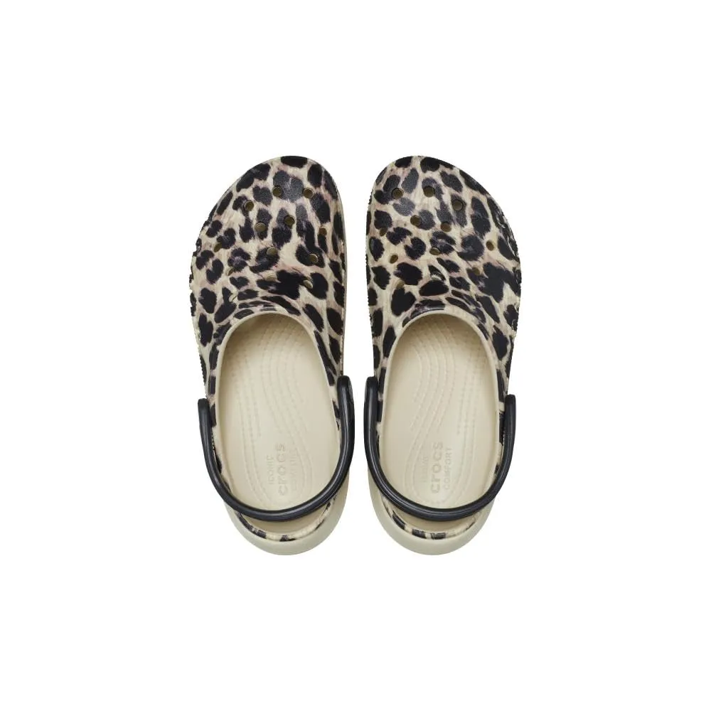 crocs Womens Baya Platform Printed Clog Leopard Clog - 3 UK (W5) (208712-90L)