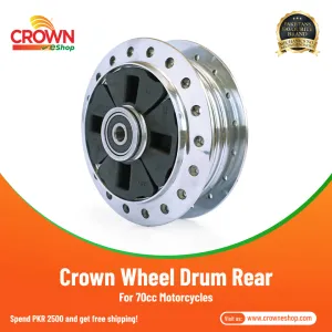 Crown Wheel Drum Rear for 70cc Motorcycles