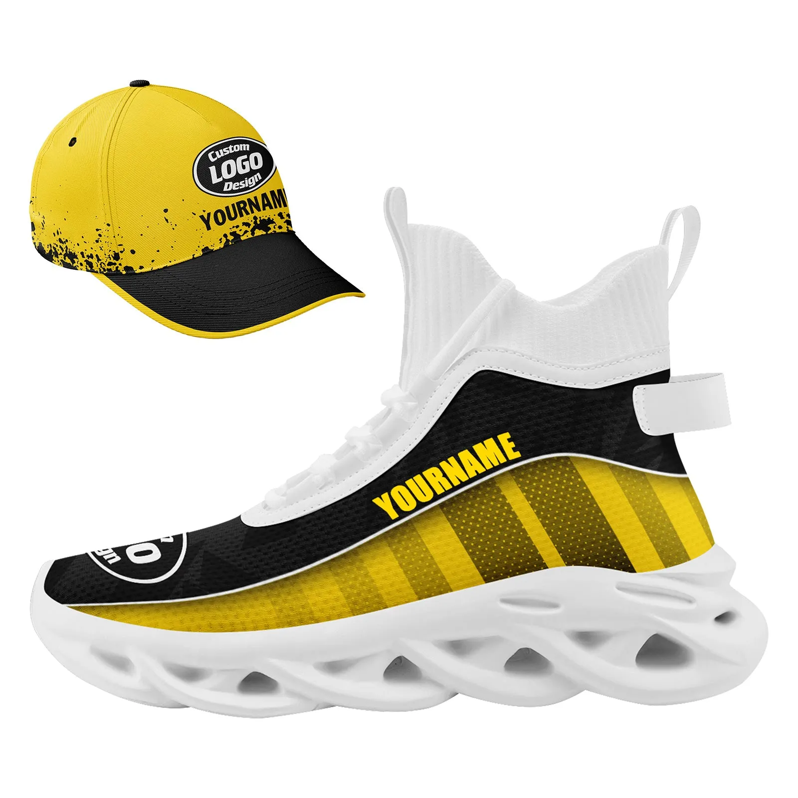 Custom Maxsoul Shoes and Hat Personalized Sneaker Combo ZH-D020232-7